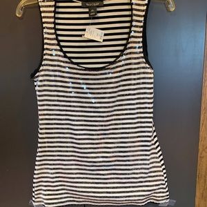 Front sequined tank